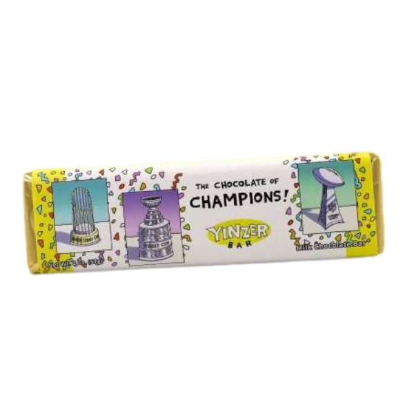 Yinzer Bar, Chocolate of Champions, 2oz Milk Choc, 36ct